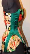 Jungle pin-up corset