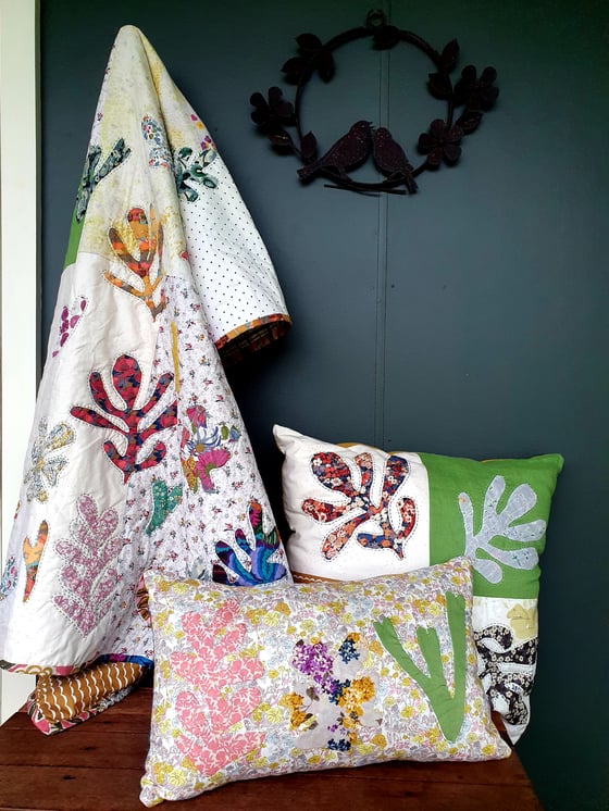 Image of Matisse's Garden quilt & cushions pattern