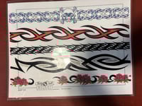 Image 2 of Vintage Tribal 1990’s Tattoo Flash Cherry Creek-  laminated