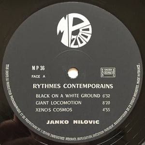 Janko Nilovic - Rythmes Contemporains (Montparnasse 2000 - 1974)