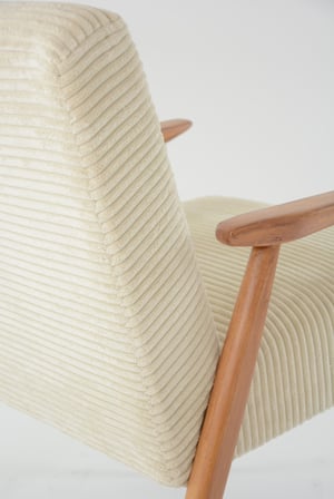 Image of Fauteuil Tun velours côtelé