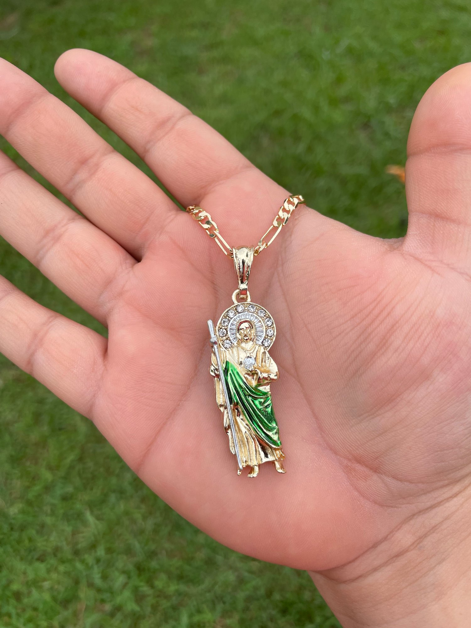 San Judas Necklace mhjewelry