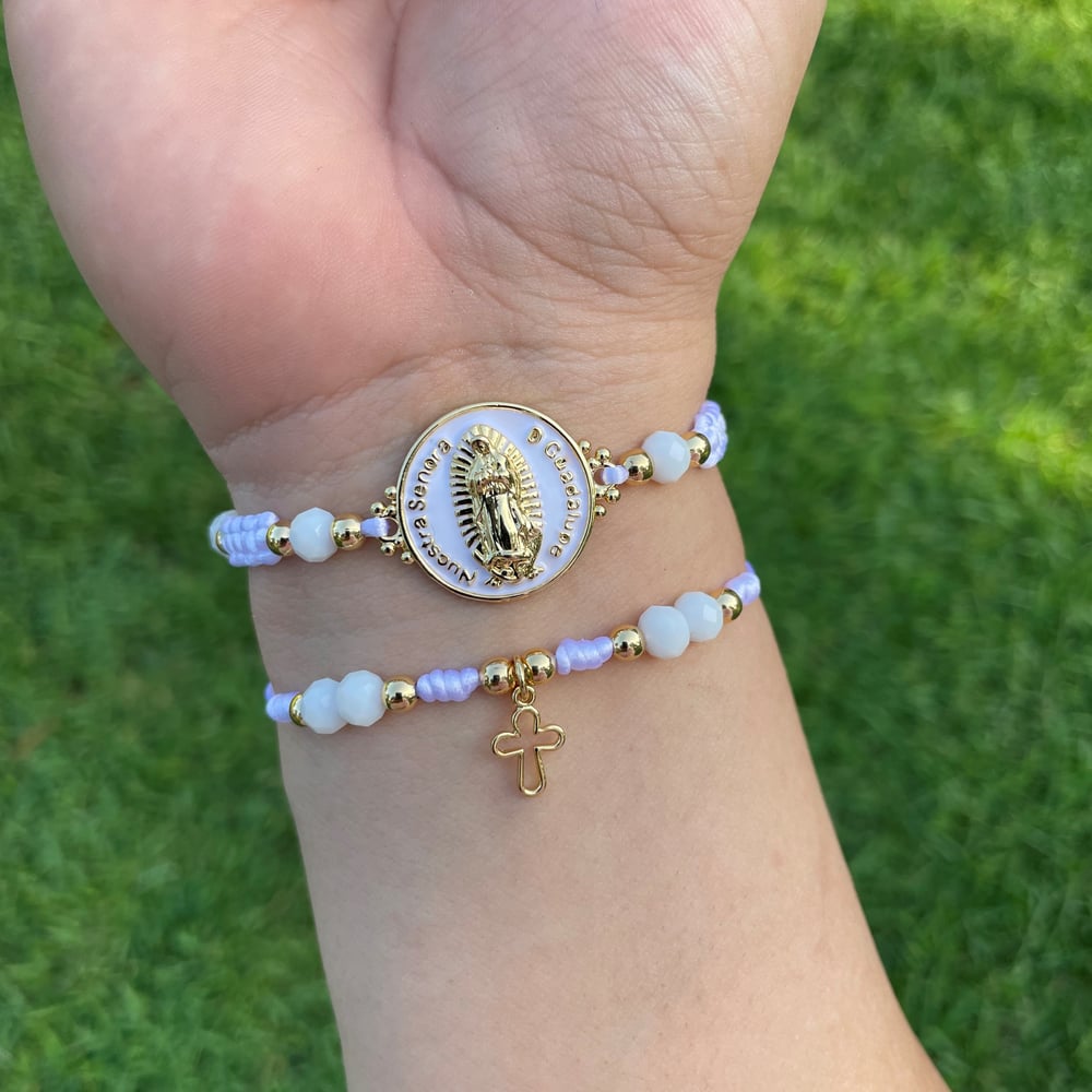 Nuestra Senora D Guadalupe Bracelet set