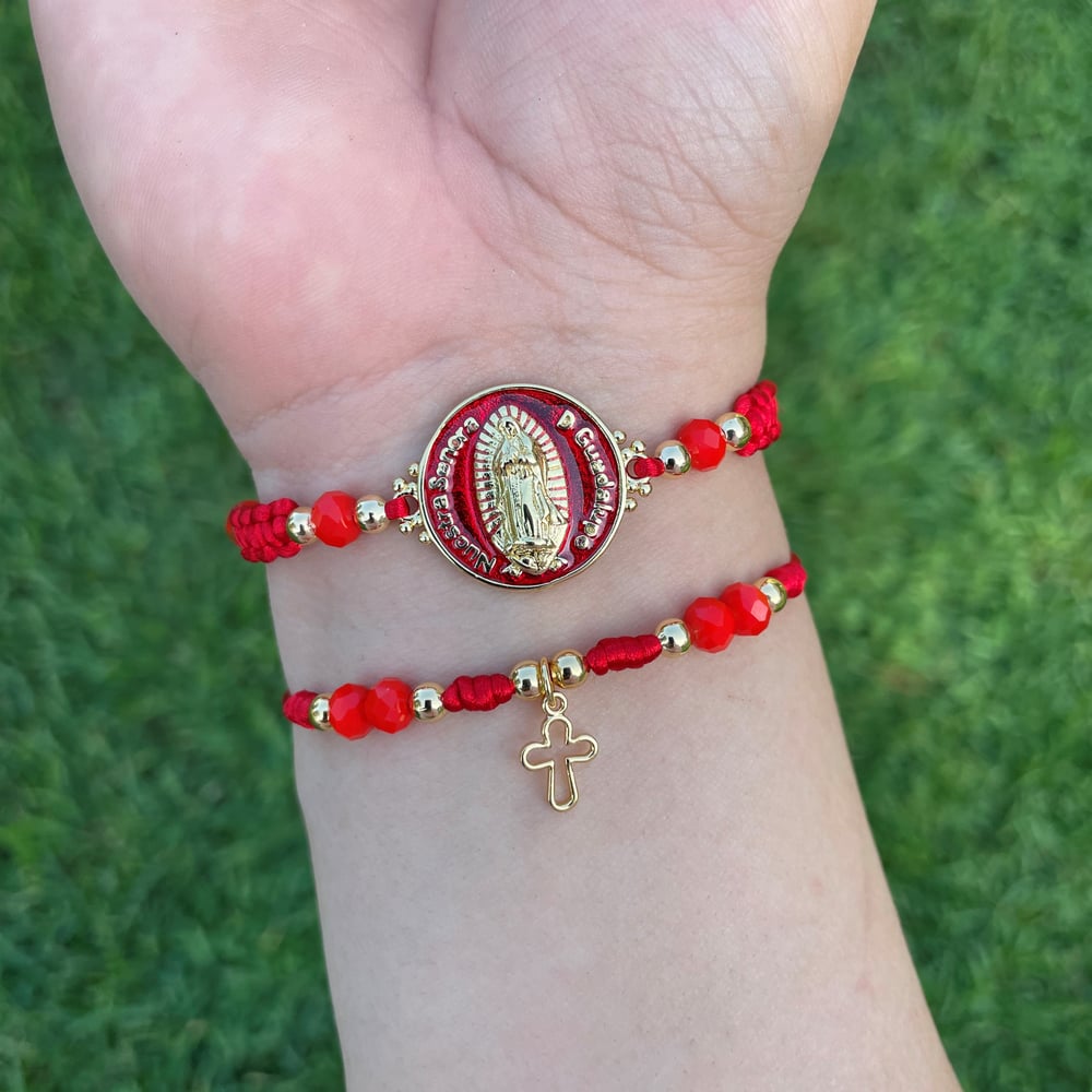 Nuestra Senora D Guadalupe Bracelet set