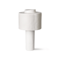 Image 2 of Gesso matt white table lamp by HKliving