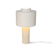 Image 3 of Gesso matt white table lamp by HKliving