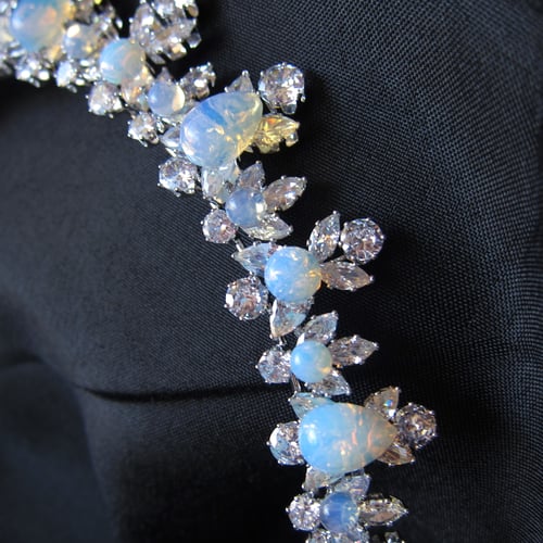 Image of Moonstone Goddess halo tiara