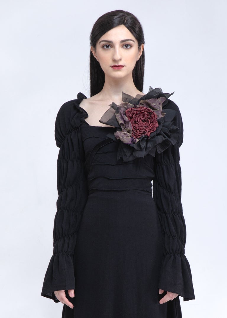 Image of  SAMPLE SALE -  Large Handcrafted Roses Accessories In Ruby
