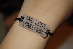 Image of One Less Lonely Girl Bracelet