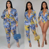 Sari bodysuit and legging