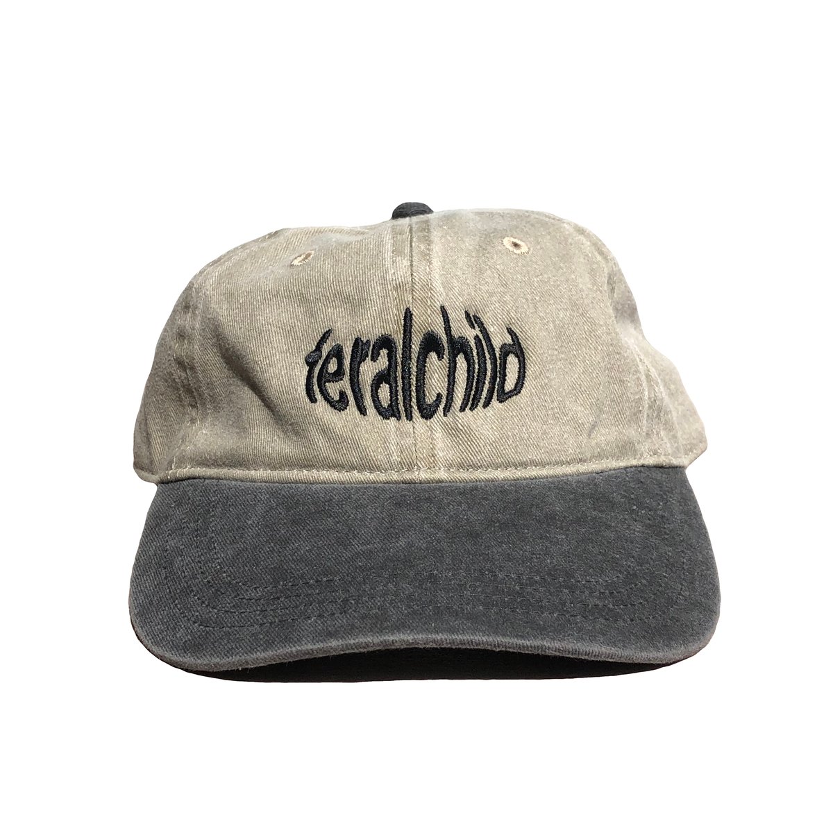 Image of ["oblate".two-tone.hat]