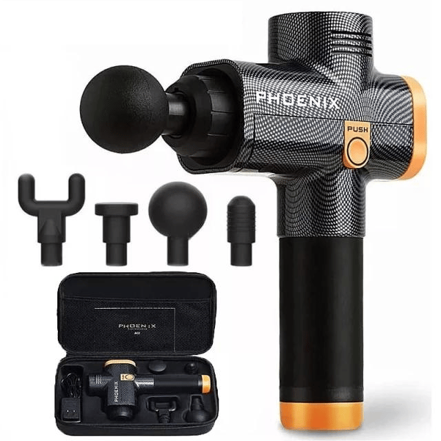 Phoenix Black Massage Gun With Bag