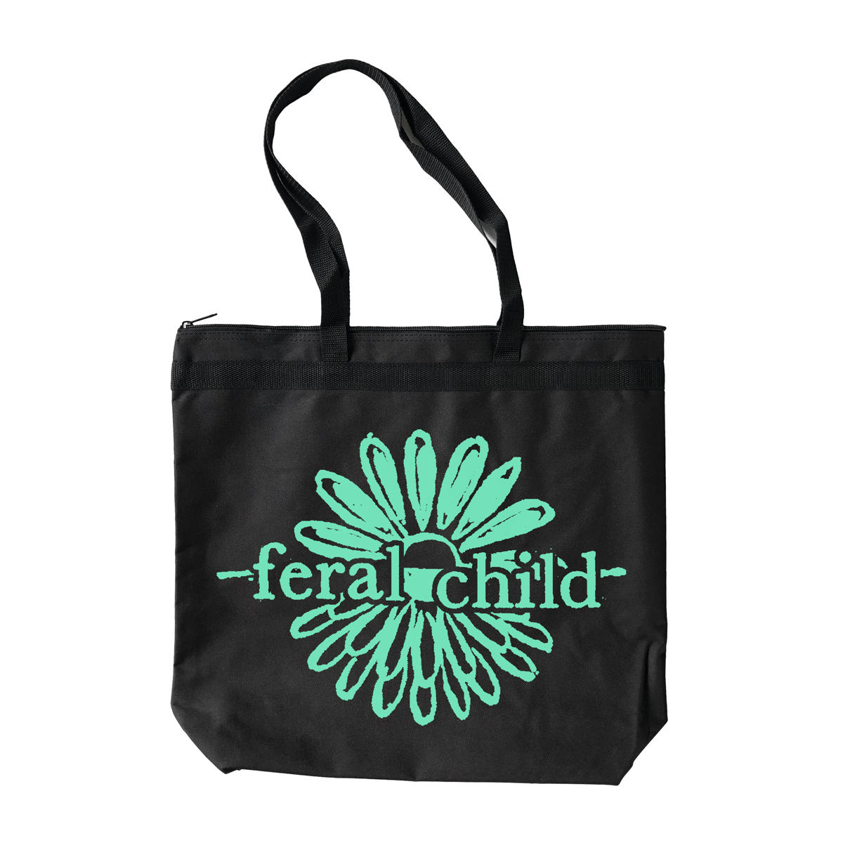 Image of ["lonely.flower".zipper.tote]