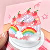 Rainbow Cake Art Print Bundle 