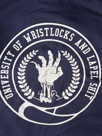 University of Wristlocks and Lapel Shit t-shirt 