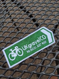 Image 1 of No Rules Just Ride UKGRAVELCO sew on patch