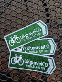 Image 2 of No Rules Just Ride UKGRAVELCO sew on patch