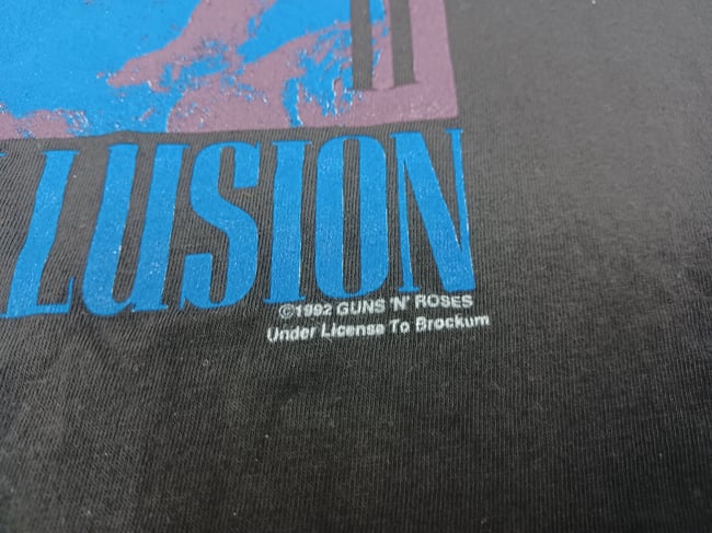 Vintage 1992 Guns N Roses Tour T-Shirt