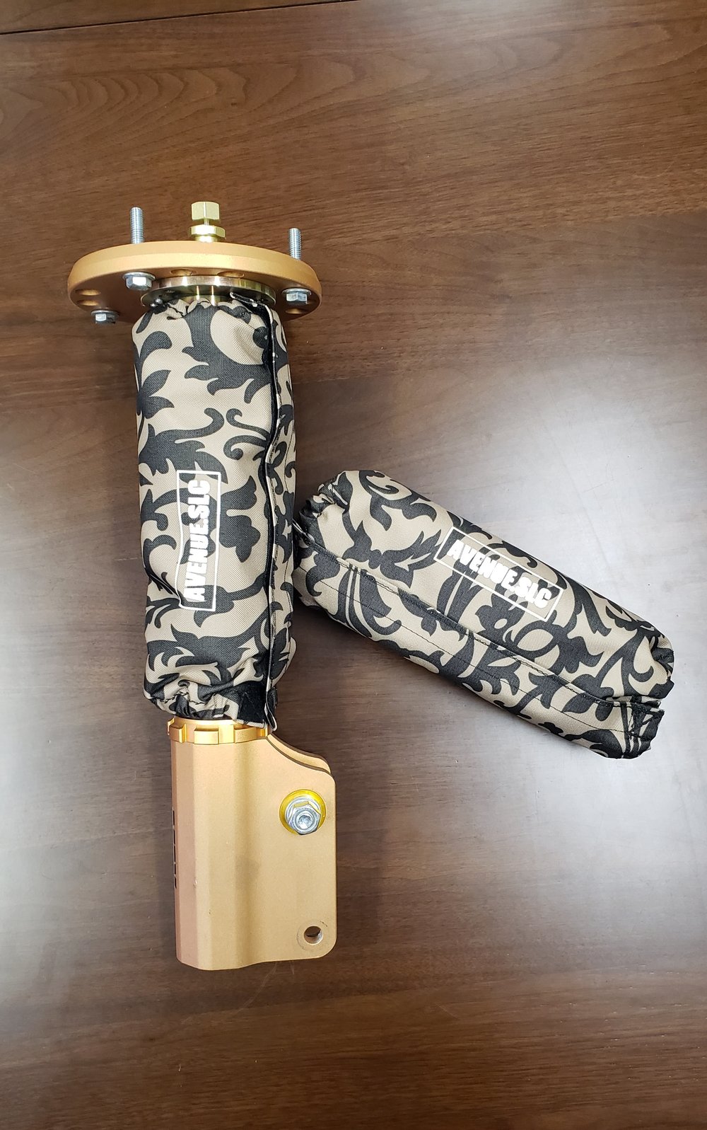 Scroll Beige Coilover Socks