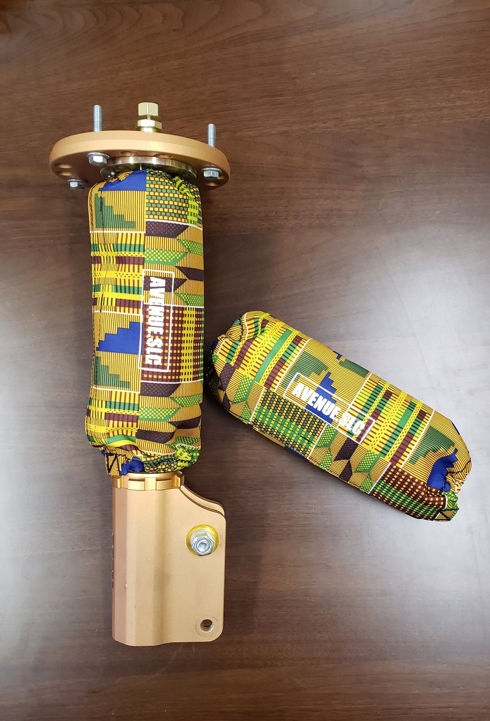 Kente Yellow Coilover Socks