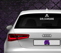 GirlsCarGang Medium Sticker