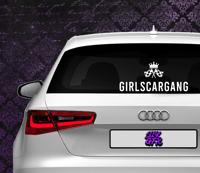 GirlsCarGang Large Sticker