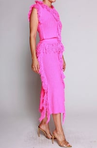 Image 2 of BARBIE GIRL FRINGE MIDI SKIRT SET 