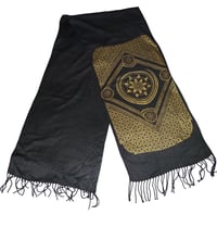 Image 2 of ETERNAL SERIES PASHMINA TURKISH COTTON SHAWL SACRED GEOMETRY