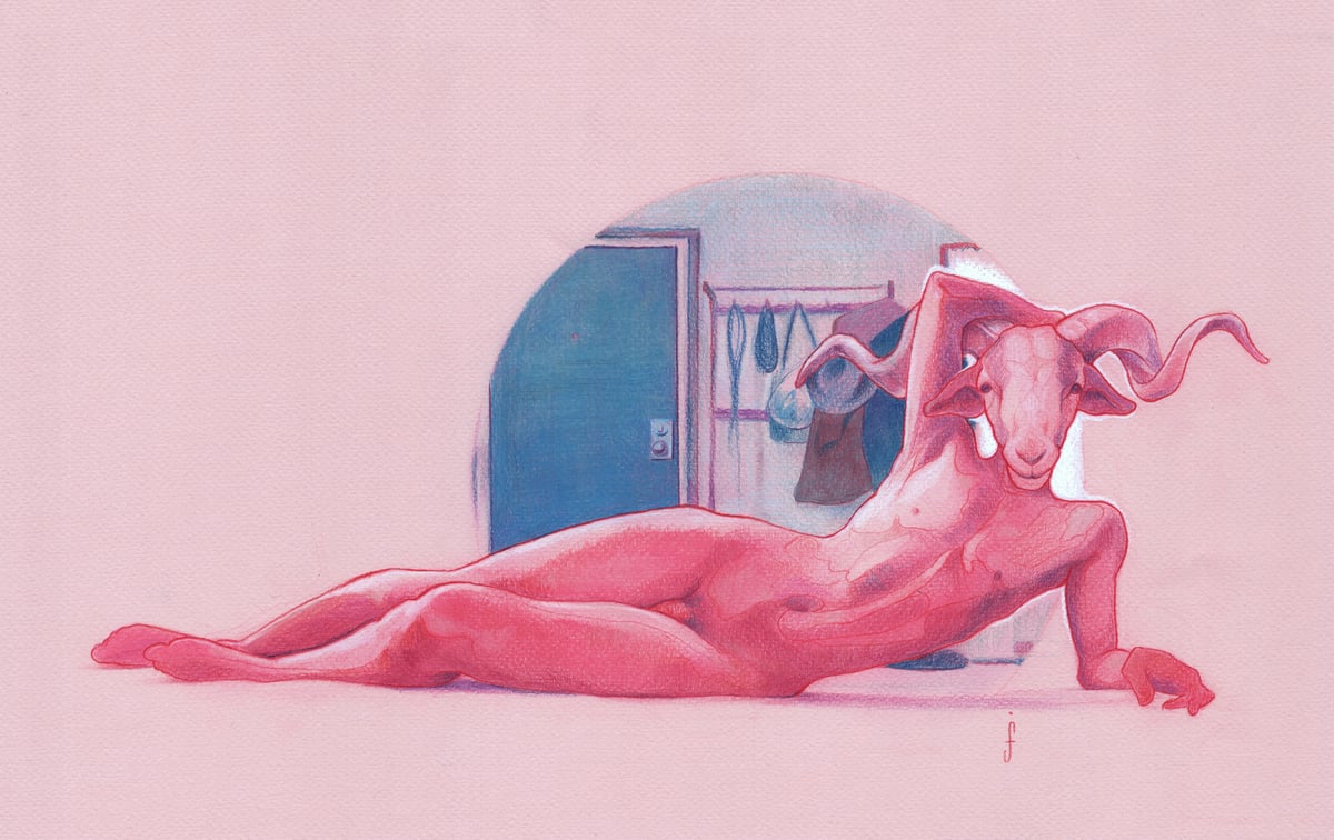   untitled figure study on the rug