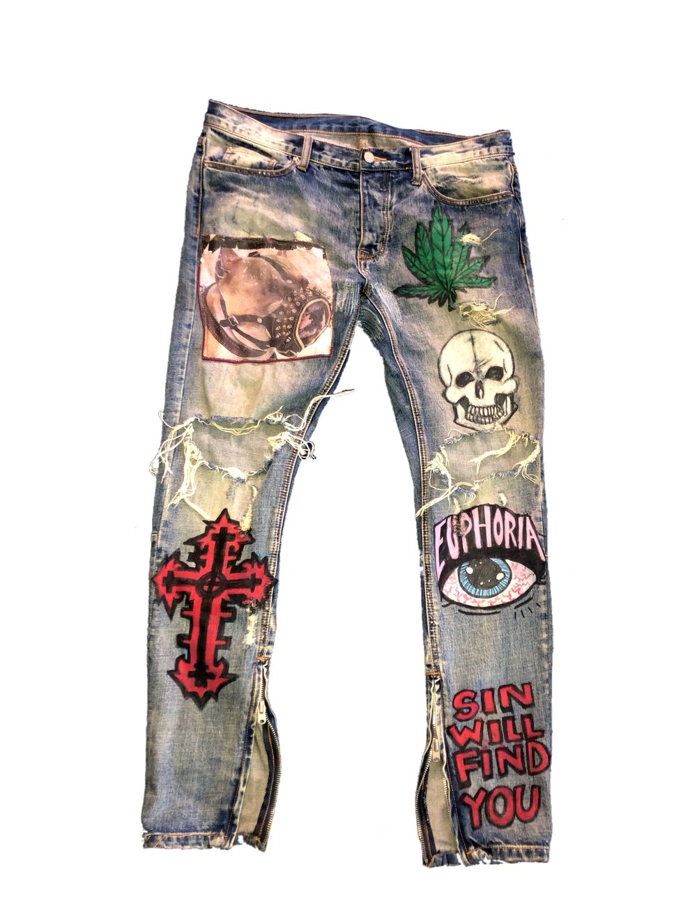 Image of SIN WILL FIND YOU DENIM