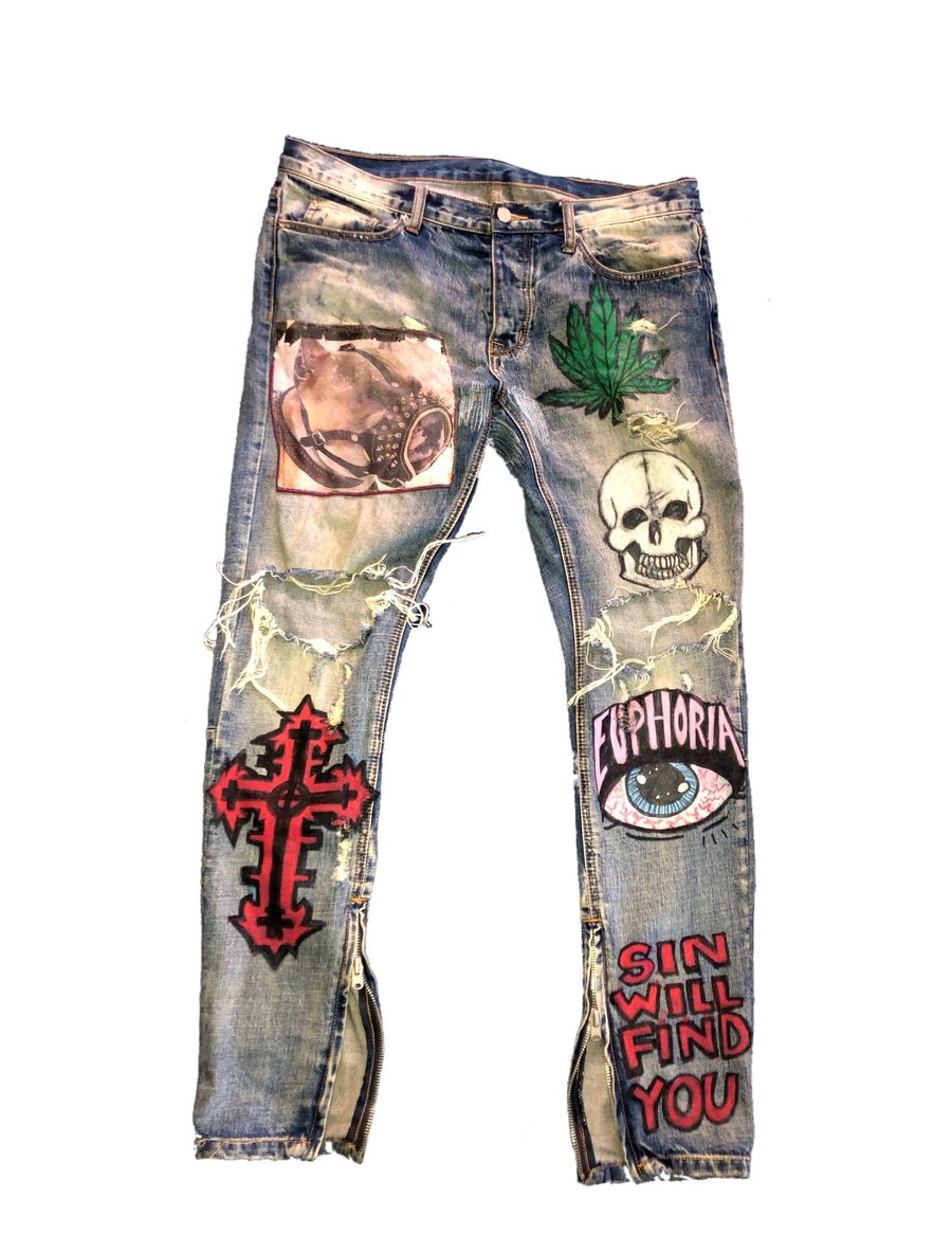 Image of SIN WILL FIND YOU DENIM