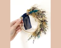 Blue Dried Flower Wreath (Regular 20cm)