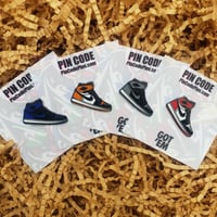 Image 2 of JORDAN 1 SNEAKER PINS - HARD ENAMEL