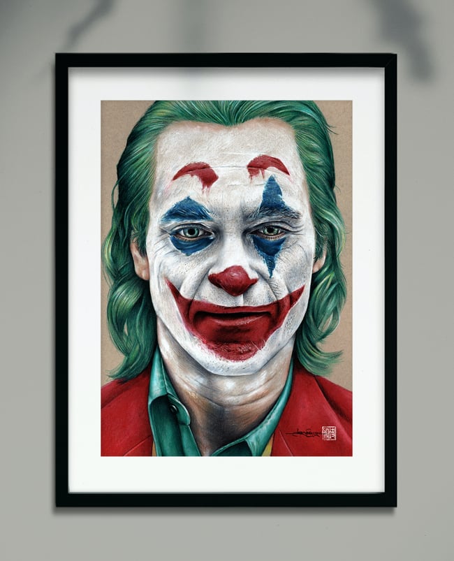 Joker (Portrait) - Joaquin Phoenix | Art of Supershinobi