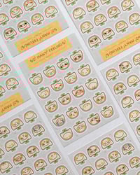 Image 1 of jisunnie expression sticker sheet