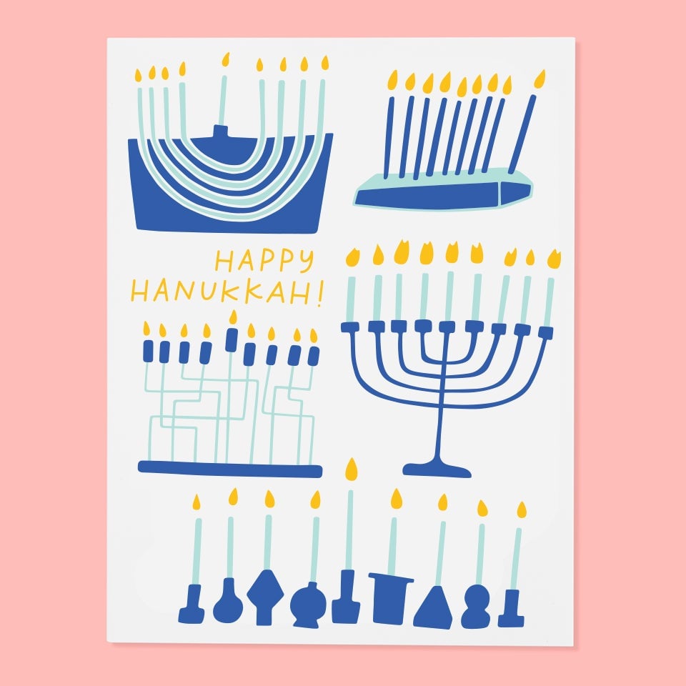 Image of Hanukkah Menorah Card