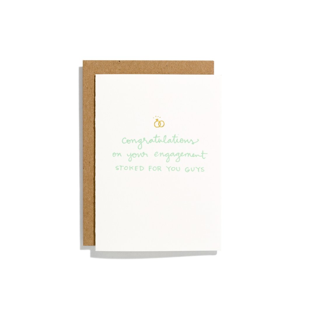 Image of Stoked for You Engagement Card