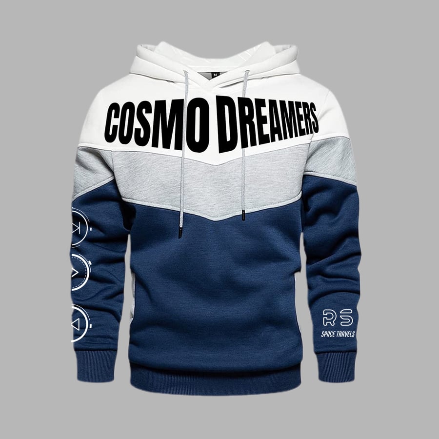 Image of COSMO DREAMERS TRIO BLUE HOODIE