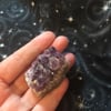 Amethyst hand stone