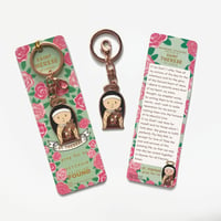 Image 2 of SAINT THERESE Keyring