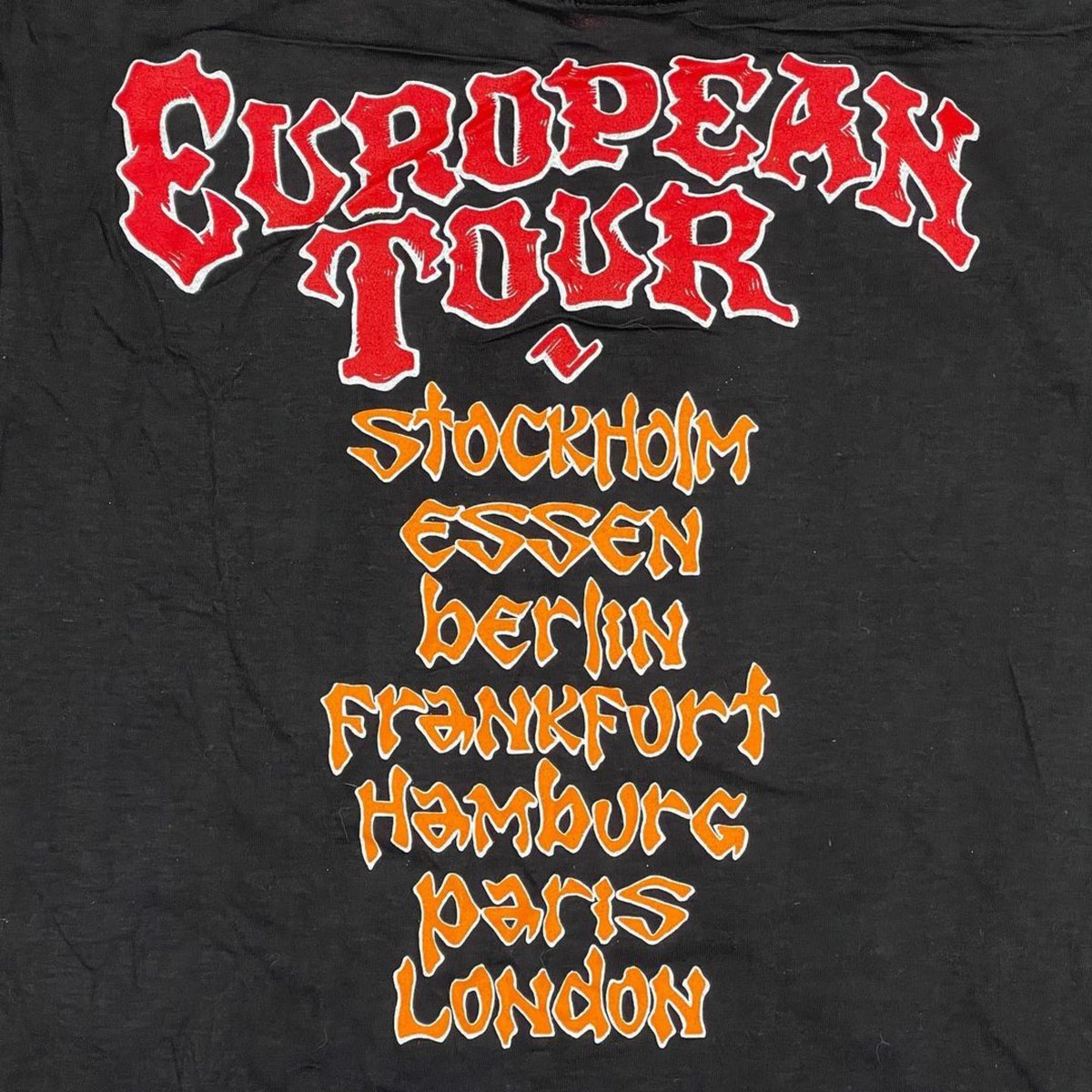 Original RARE Vintage Grateful Dead Europe 1990 Rick Griffin Tee!! LARGE!!