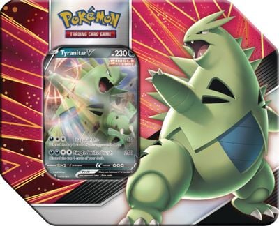 Image of Pokemon Trading Card Game: V Strikers Tin Tyranitar V
