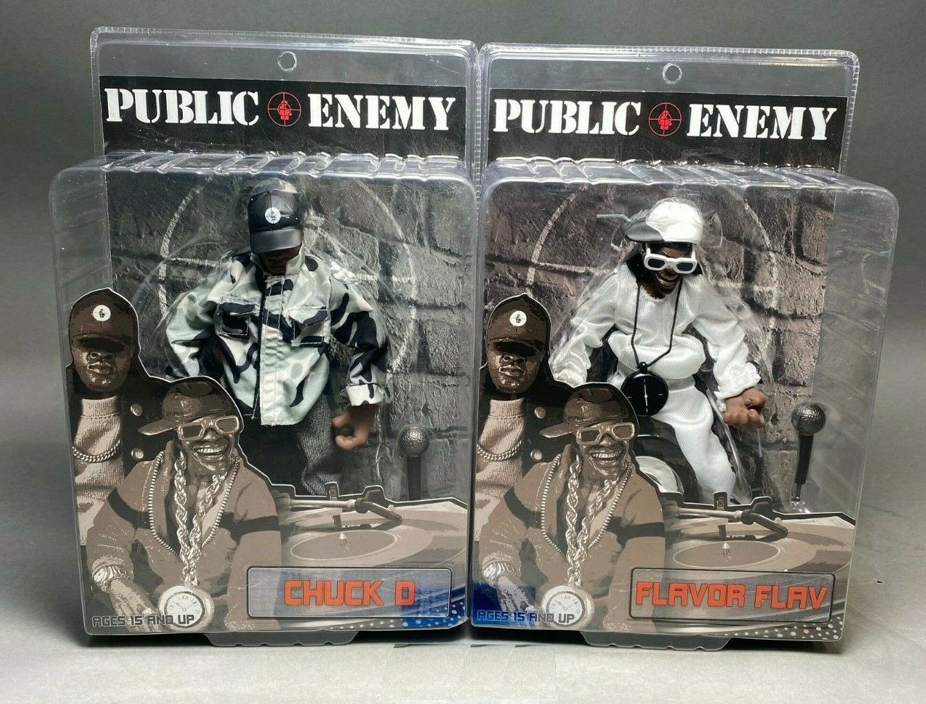 Public Enemy (Chuck D & Flavor Flav) - Mezco Toy Tokyo figures