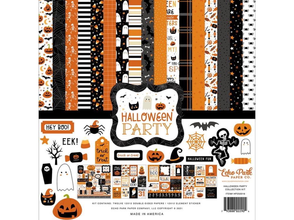 Image of Echo Park | Halloween Party 12 x 12 Collection Kit