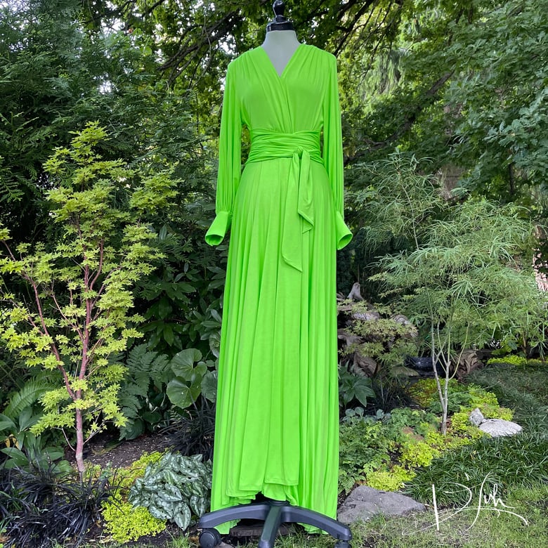 Image of Green Apple "Bev" Dressing Gown 