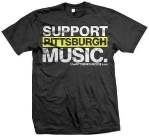 Image of "Support Pittsburgh Music" T-shirt