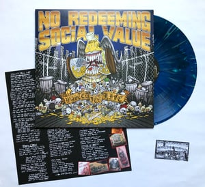 Image of NO REDEEMING SOCIAL VALUE "Wasted For Life" Vinyl LP