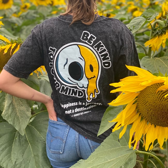 Be kind to your mind oversized tee