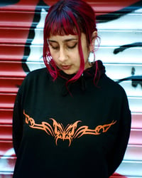 Image 2 of Neon Tribal Butterfly Hoodie