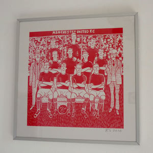 Image of Man U print